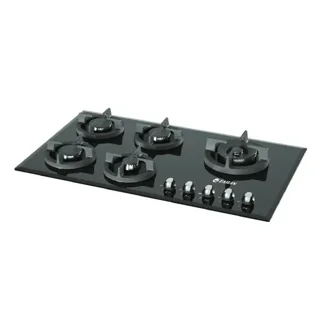 اجاق گاز شیشه ای مشکی پنج شعله تابان مدل TG5502 R