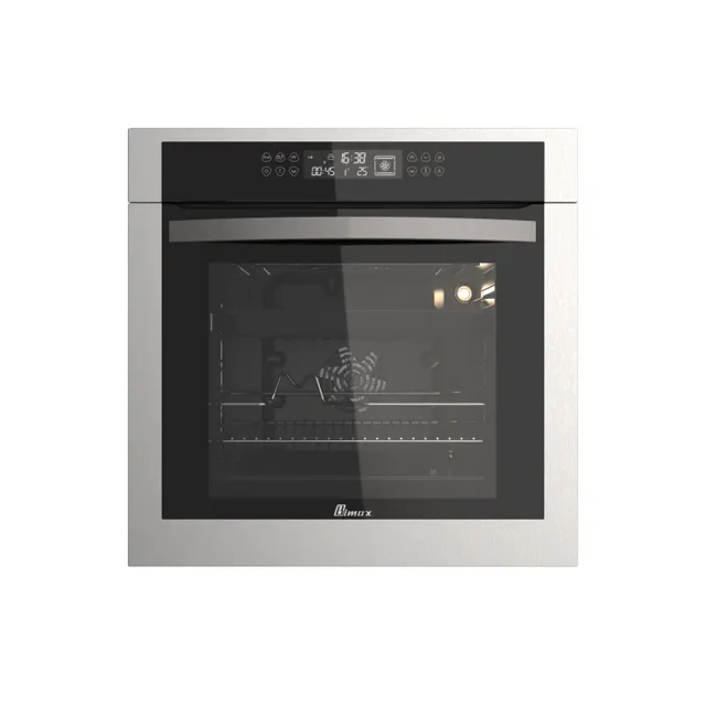 فر توکار شیشه ای مشکی - استیل 80 لیتری - ۱3 برنامه بیمکث مدل MF0022