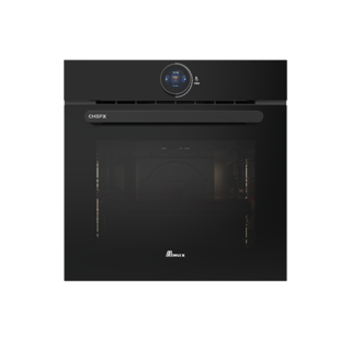 فر توکار شیشه ای مشکی 80 لیتری - 43 برنامه بیمکث مدل Chef X BO-E3103